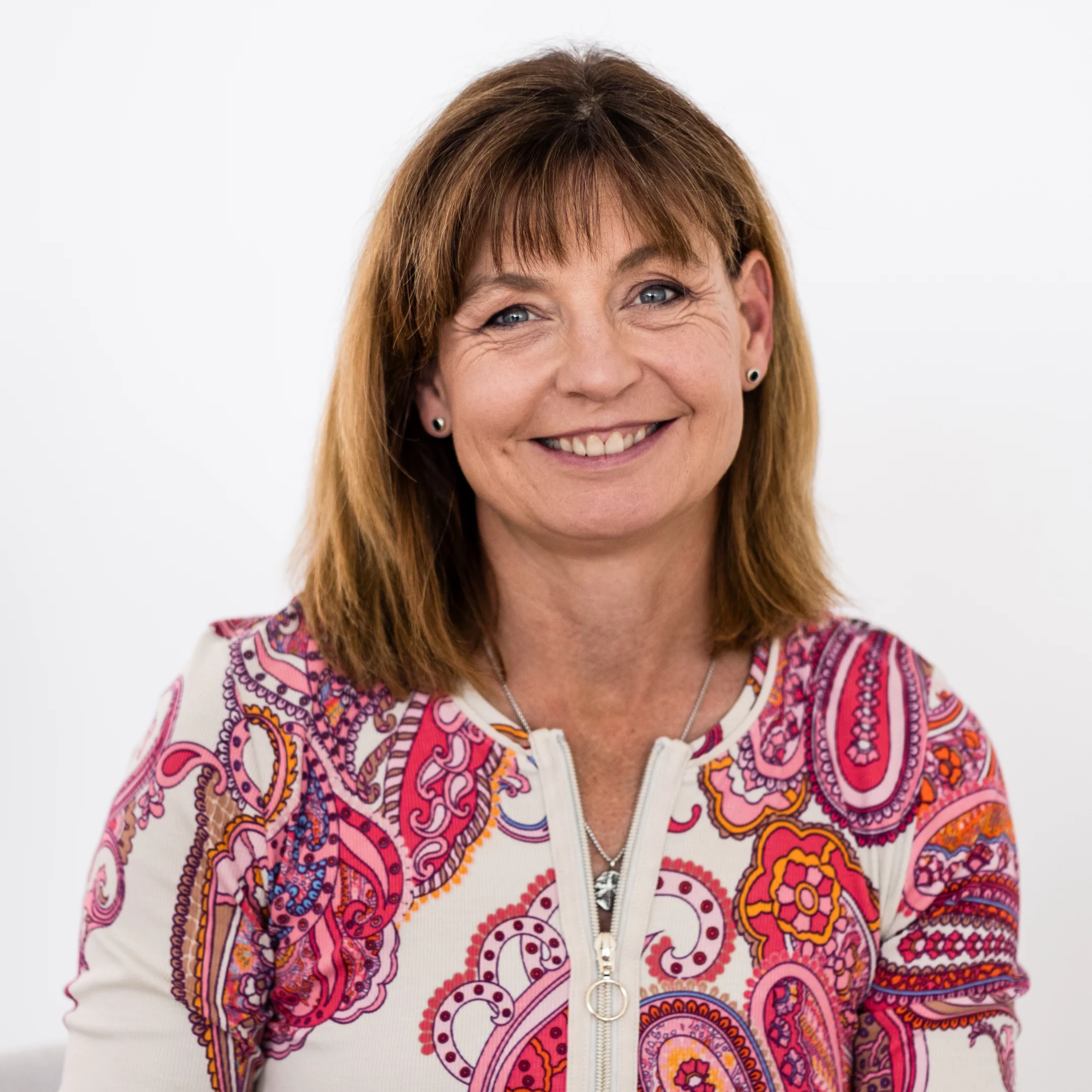 Susanne Imhoff am Schreibtisch